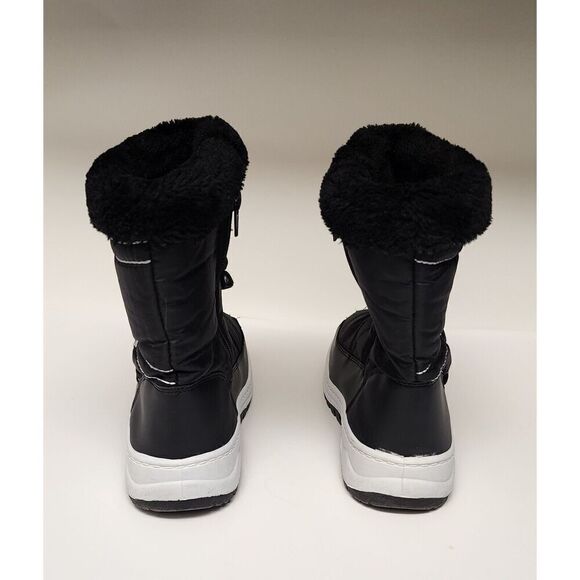 VIA PINKY SCARLETT-51F Children Girls Comfort Flower Warm Mid-Calf Snow Boots 3 - Picture 5 of 8